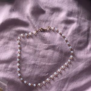 clear bead Necklace